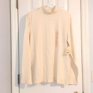 3/$30 NWT Gorgeous St. John's Bay XL Cream Turtleneck